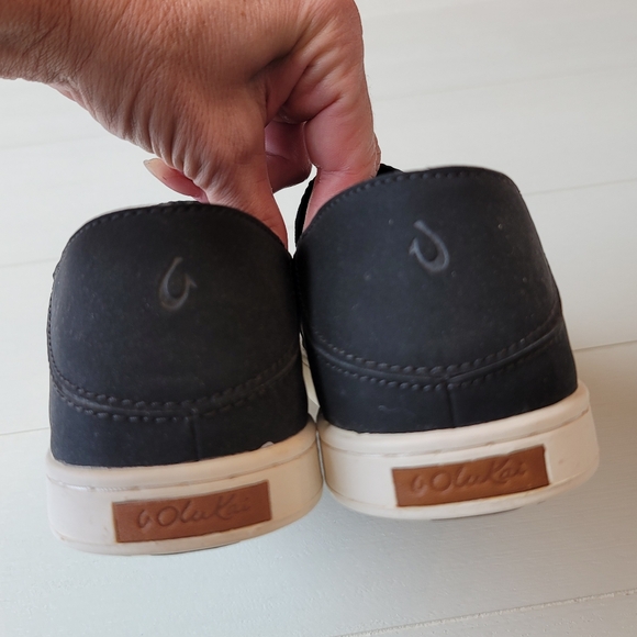 🆕️ Olukai Pehuea Slip On Shoes in Black - Picture 9 of 16